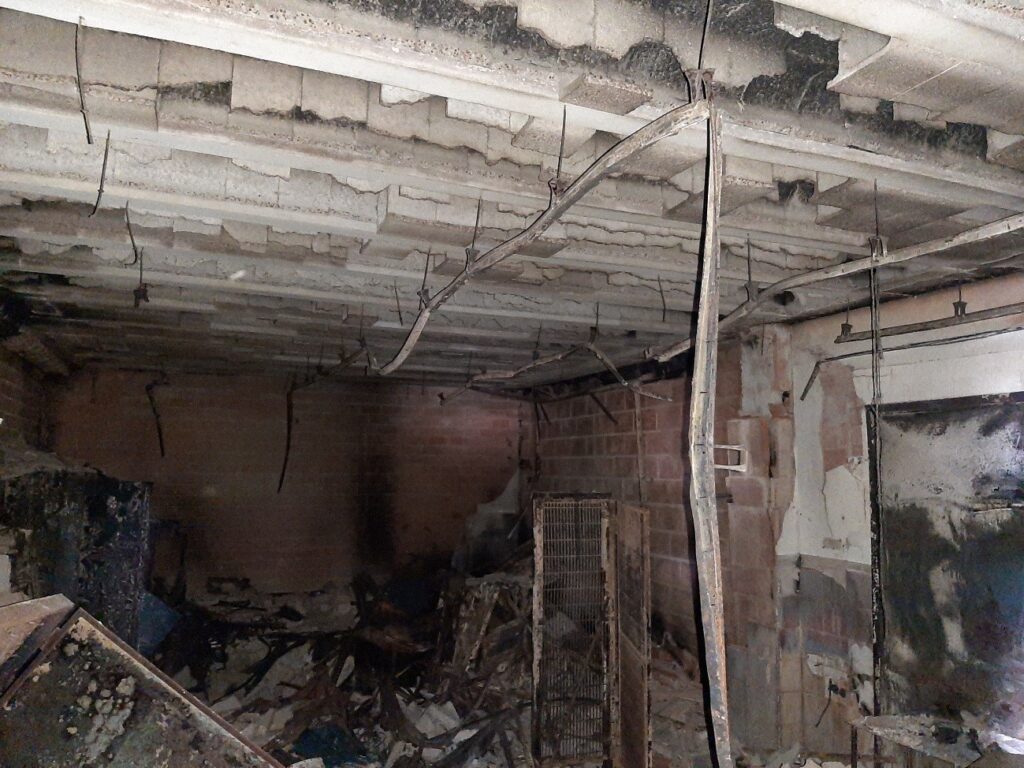 Estructuras de hormigón afectadas por incendios