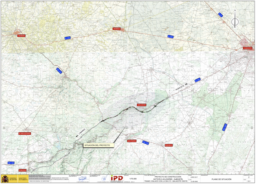 Estudios geotécnicos complementarios para las obras de la Autovía A-32