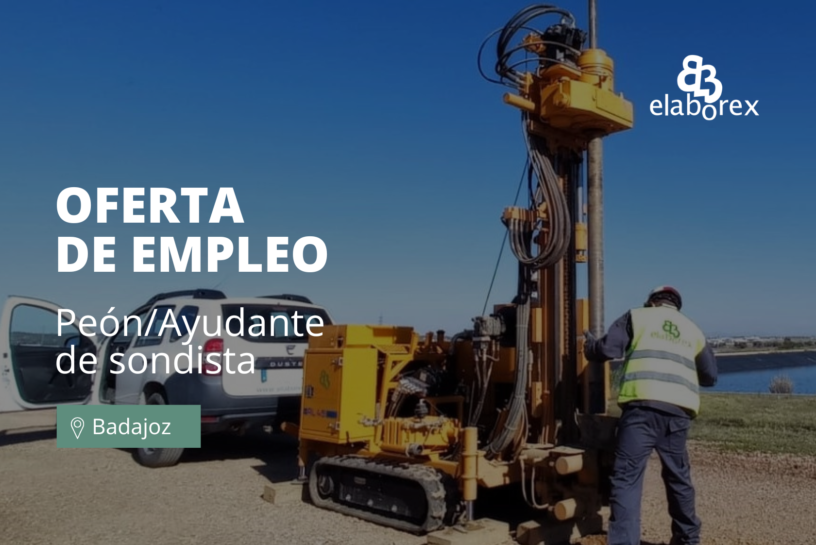 oferta empleo peon ayudante sondista badajoz